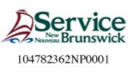 New Brunswick license - 104782362NP0001